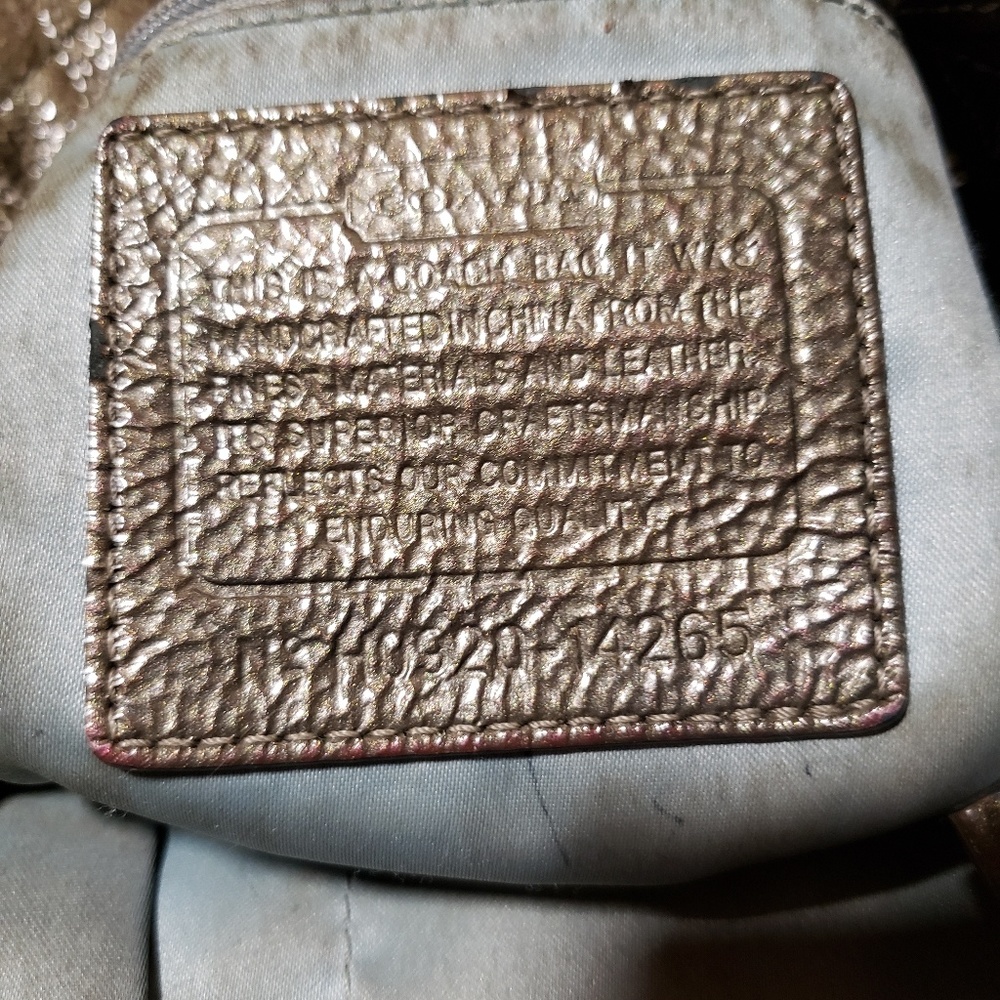 Authentic Coach Purse - Picture 4 of 7